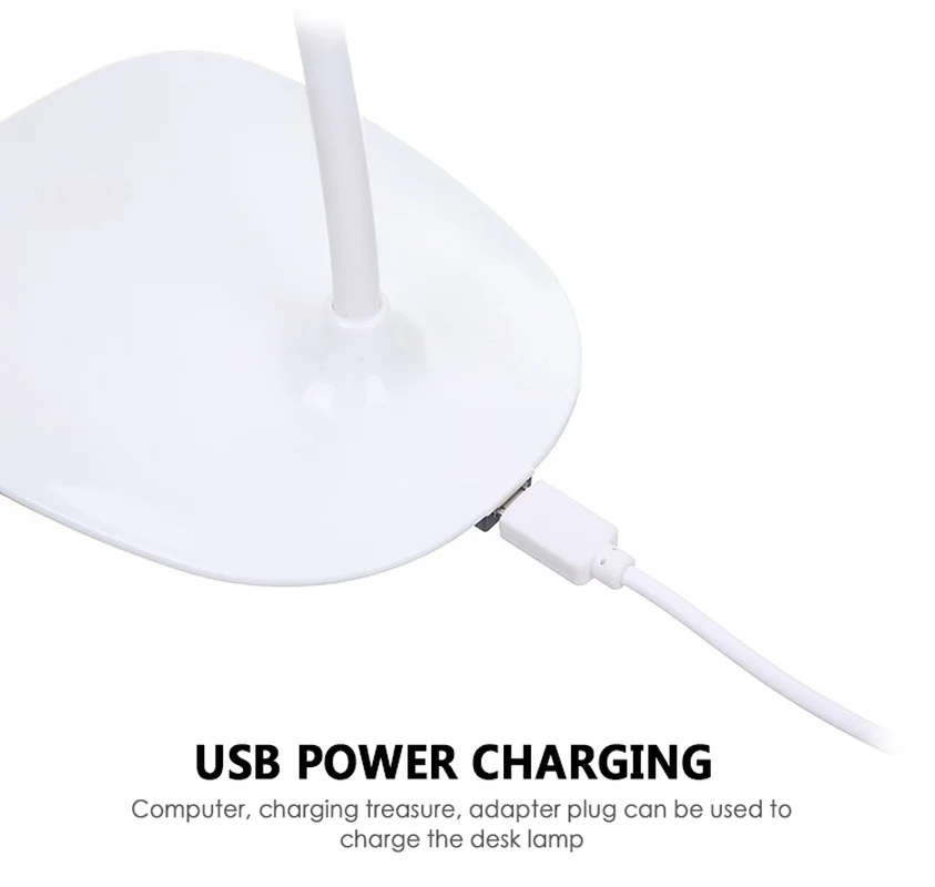 Высококачественная Настольная лампа с подзарядкой от USB, 3 режима, регулируемый светодиодный Настольный светильник, 4 цвета, настольная лампа 22*10*11,5 см, зарядная лампа