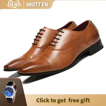 39-46 Мужские модельные туфли удобные официальные оксфорды кожаные туфли мужские#3731