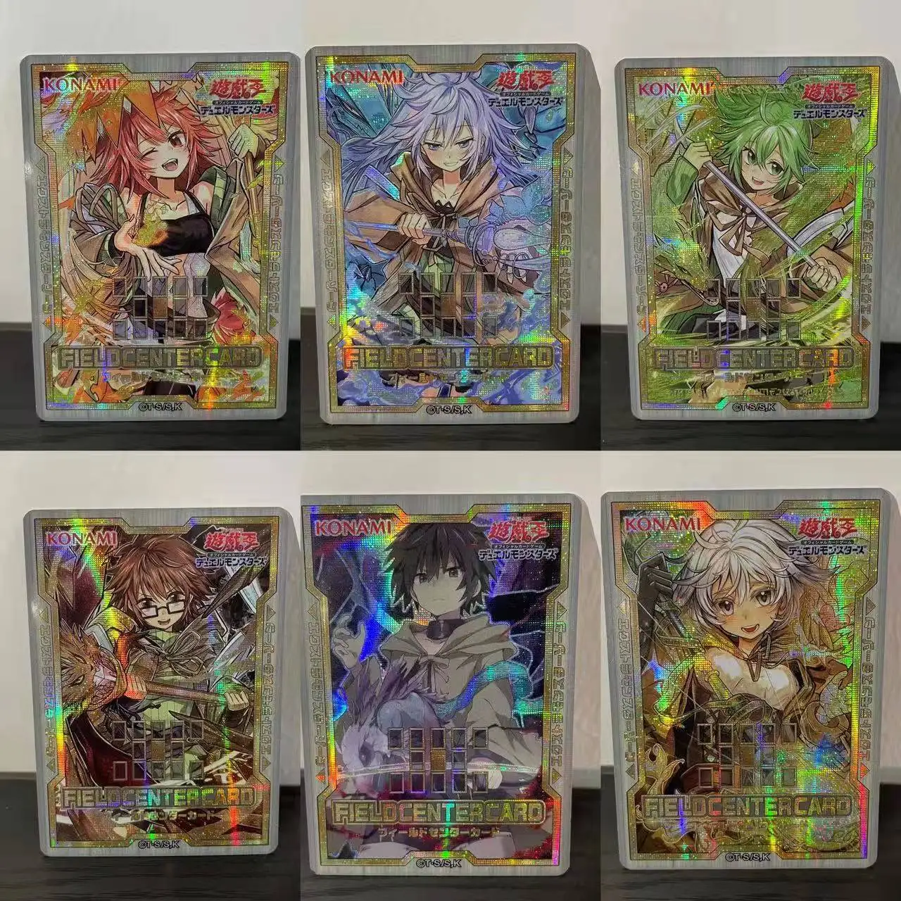 

Yu Gi Oh Center Card Series Blue-Eyes White Dragon/Underworld Goddess of the Closed World Collection Card （Not original）