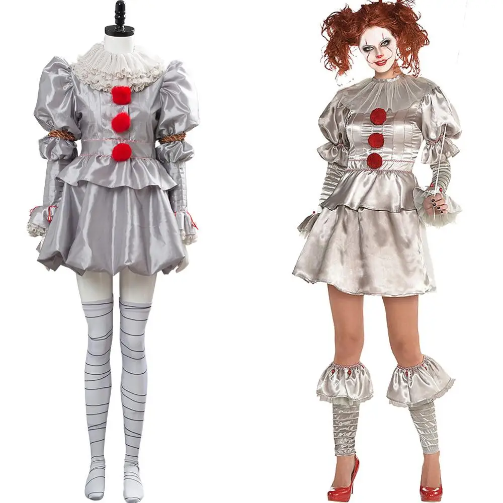 Костюм для косплея IT Stephen King It Pennywise костюмы костюмированной вечеринки клоуна