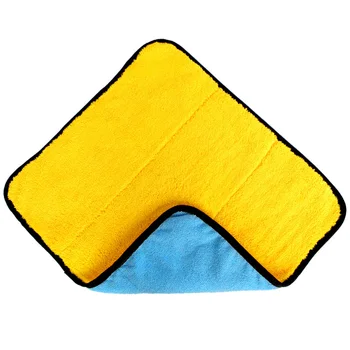 

Care Car cleaning towel 1pc Water Absorbent 45*38cm Reusable Detailing Drying Multi-function Microfiber Useful