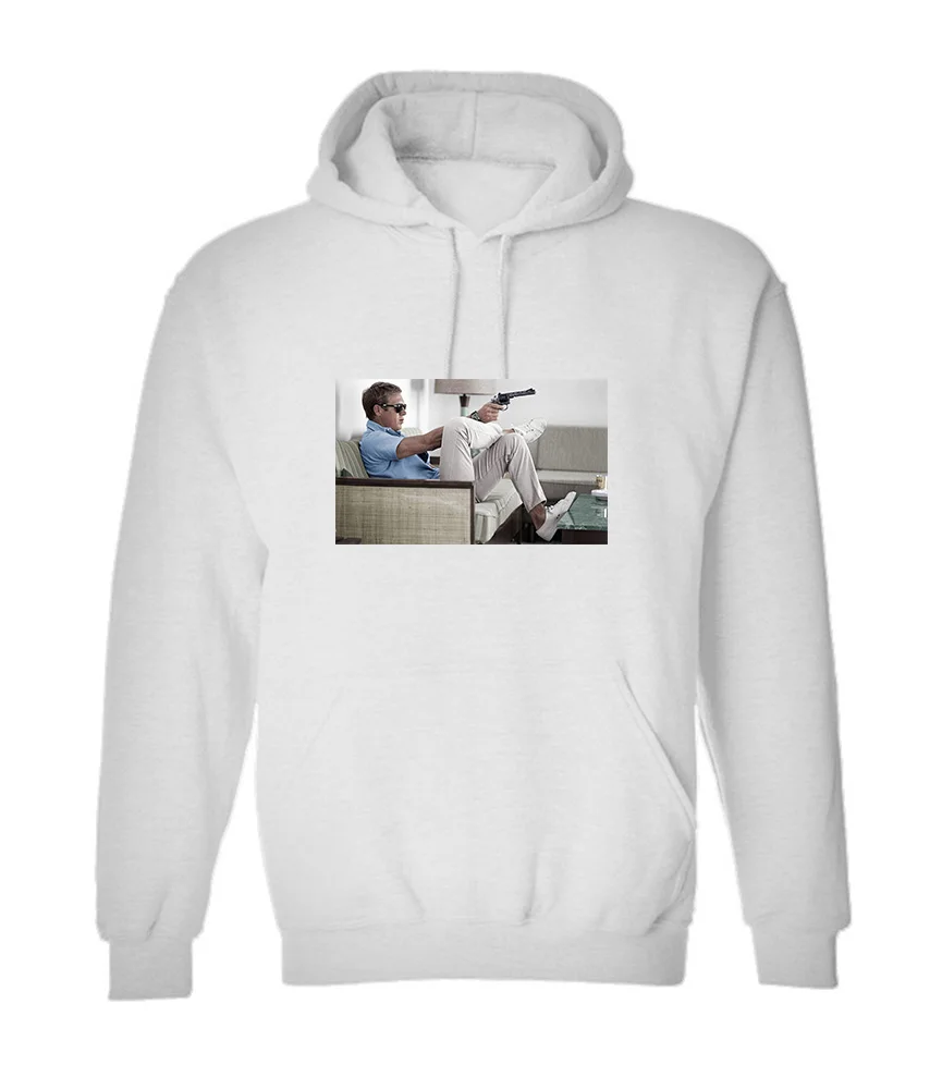 Белая толстовка с капюшоном Стива Маккуина, размер SMALL-XXXL, Ретро стиль, винтажная толстовка с капюшоном «Король охлаждения», джинсовая одежда, толстовка с капюшоном