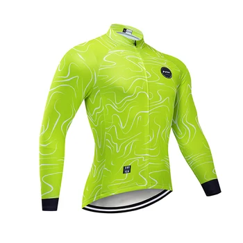 

2019 NEW Team Men Cycling Jersey MTB Bicycle Sports Uniform autumn long sleeve racing shirt Quick Dry Road Bike Outfits Y112003