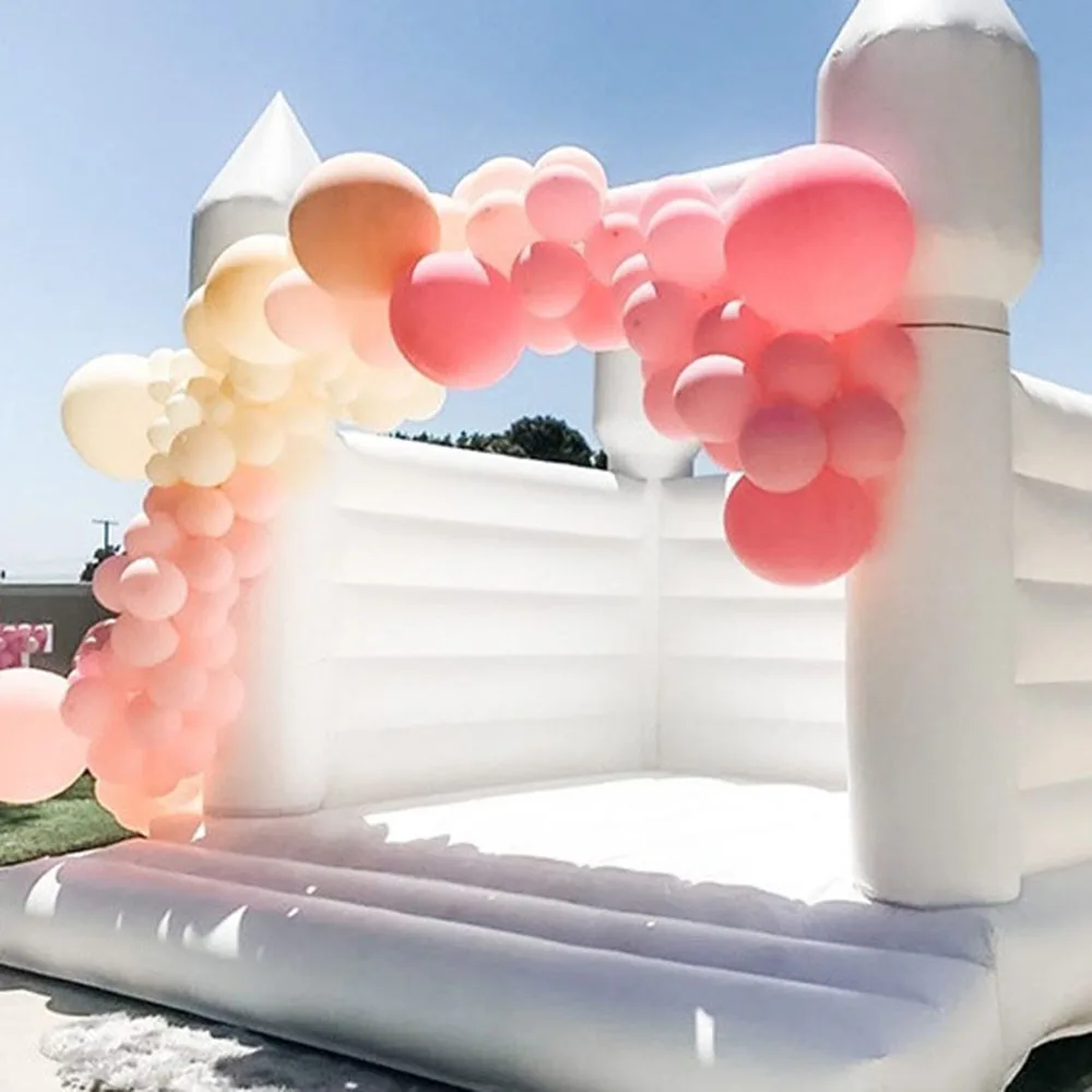 Bouncy do Salto do Castelo do Casamento da Casa Branca do Salto do Amor por Atacado para Adultos e Crianças Castelo Bouncy Brinquedos 3 Cheap Brinquedos infláveis