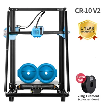 

CR-10 V2 3D Printer BL touch Auto Leveling Silent Motherboard Printer Resume Printing Filament Detection MeanWell Power Supply