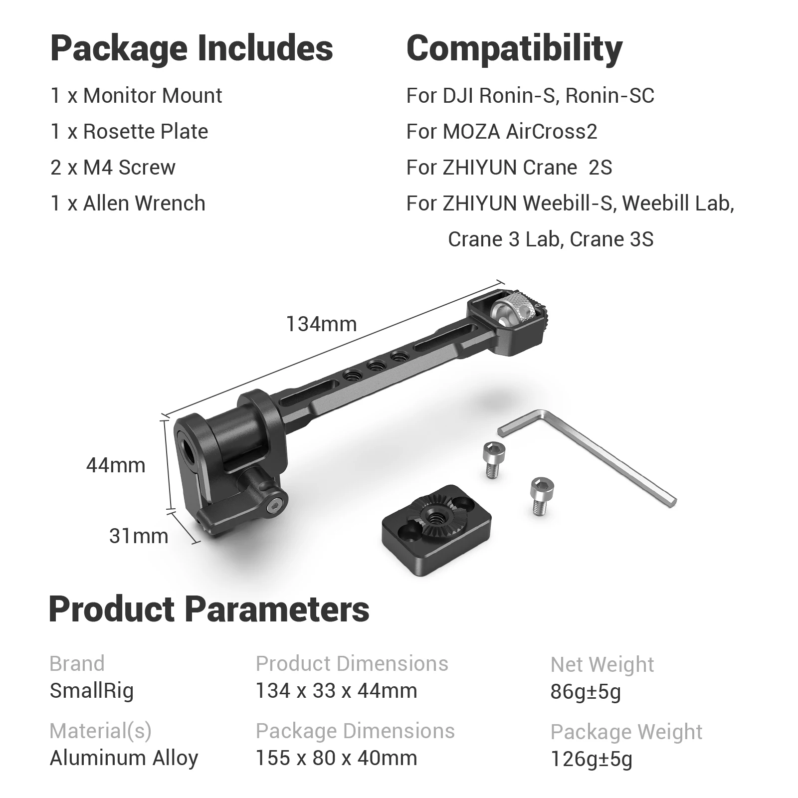 大幅値下げ！DJI RONIN-SC Smallrig専用プレート オモリ付き 大幅値下げ！DJI RONIN-SC Smallrig専用プレート オモリ付き