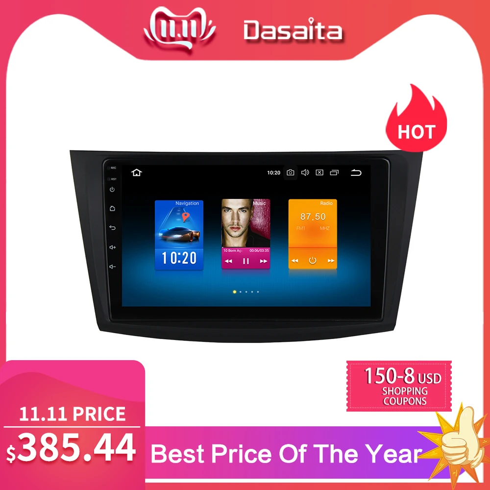 Dasaita 9 "Android 9,0 Автомобильный gps радио плеер для Mazda 3 2010 2011 2012 с восьмиядерным процессором 4 Гб + 32 ГБ авто стерео Мультимедиа