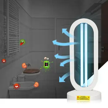 

High Power Home 50W UV Sterilizer Table Quartz lamp UVC Bactericidal Lamp Timer Disinfection Germicidal Sterilization light Bulb