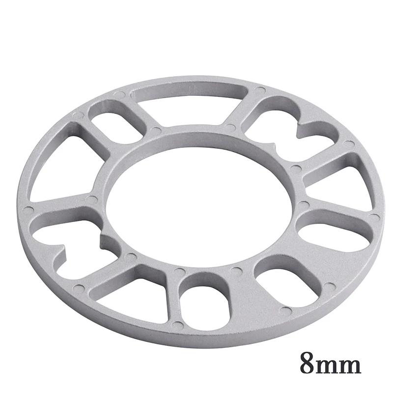 NS Modify Universal 3mm 5mm 8mm 10mm Aluminum Car Wheel Spacer Shims Plate Fit 4x100 4x114.3 5x100 5x108 5x114.3 5x120