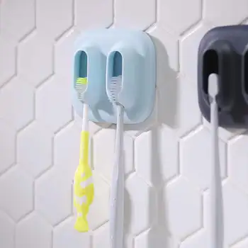 

Bathroom Toothbrush Holder Wall Hanging Toothbrush Rack Multi-Function Self-Adhesive Toothbrush Racks