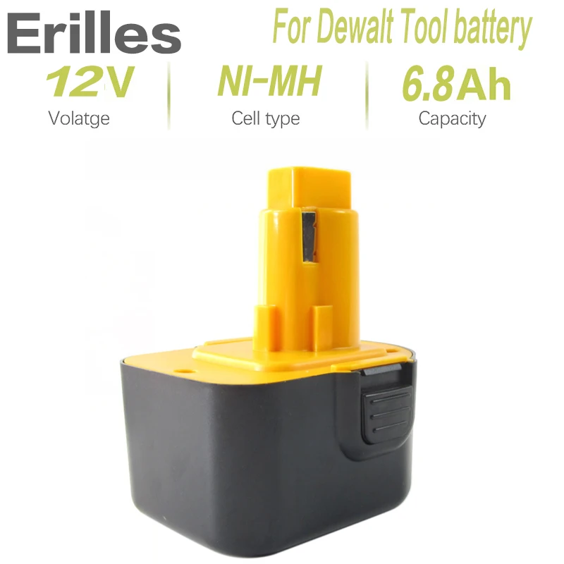 12V 6800mAh Tool battery for Dewalt DE9074 DC9071 DE9037 DE9071 DE9075 DW9071 DW9072 DW9074 DC727 DC756 DC980 DC981 DW051 | Электроника