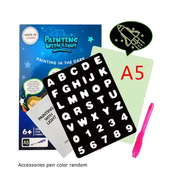 

Draw With Light Fun Drawing Board Luminous Board Children'S Glowing Magic Graffiti Painting Board Children'S Drawing Board