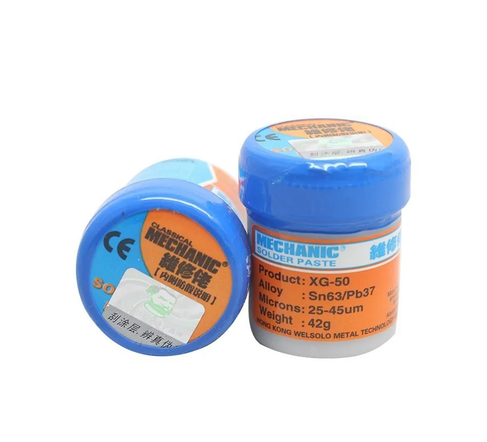 

1PCS 100% original HongKong MECHANIC 35g Sn63/Pb67 solder paste flux XG 50 soldering tin