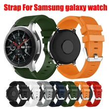 22 мм силиконовый ремешок для часов samsung Galaxy Watch 46 мм gear S3 Frontier ремешок классические умные часы браслет умные аксессуары