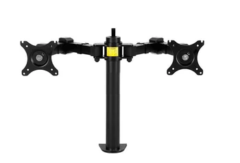 

Desktop 10"-30" Dual Monitor Holder Mount Arm Full Motion LED LCD Computer Display Stand Max.Loading 10kgs each head D1D