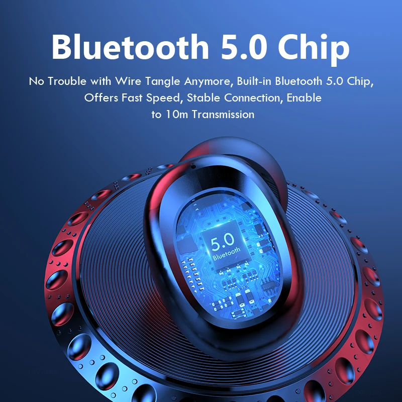 Tws Business Earphones F9 297 Earbuds Bluetooth Waterproof Earphones Active Noise Cancellation for Xiaomi Huawei Iphone