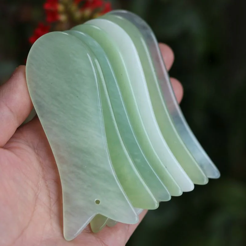 

CX Natural Jade Scrapping Plate Eye Muscle-Poking Stick Facial Beauty Massage Board