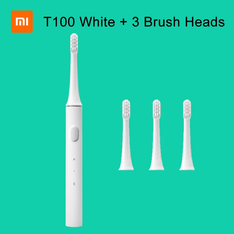 XIAOMI MIJIA Sonic Electric Toothbrush T100 IPX7 Waterproof Rechargeable Toothbrush Adult Ultrasonic Automatic Tooth Brush 
