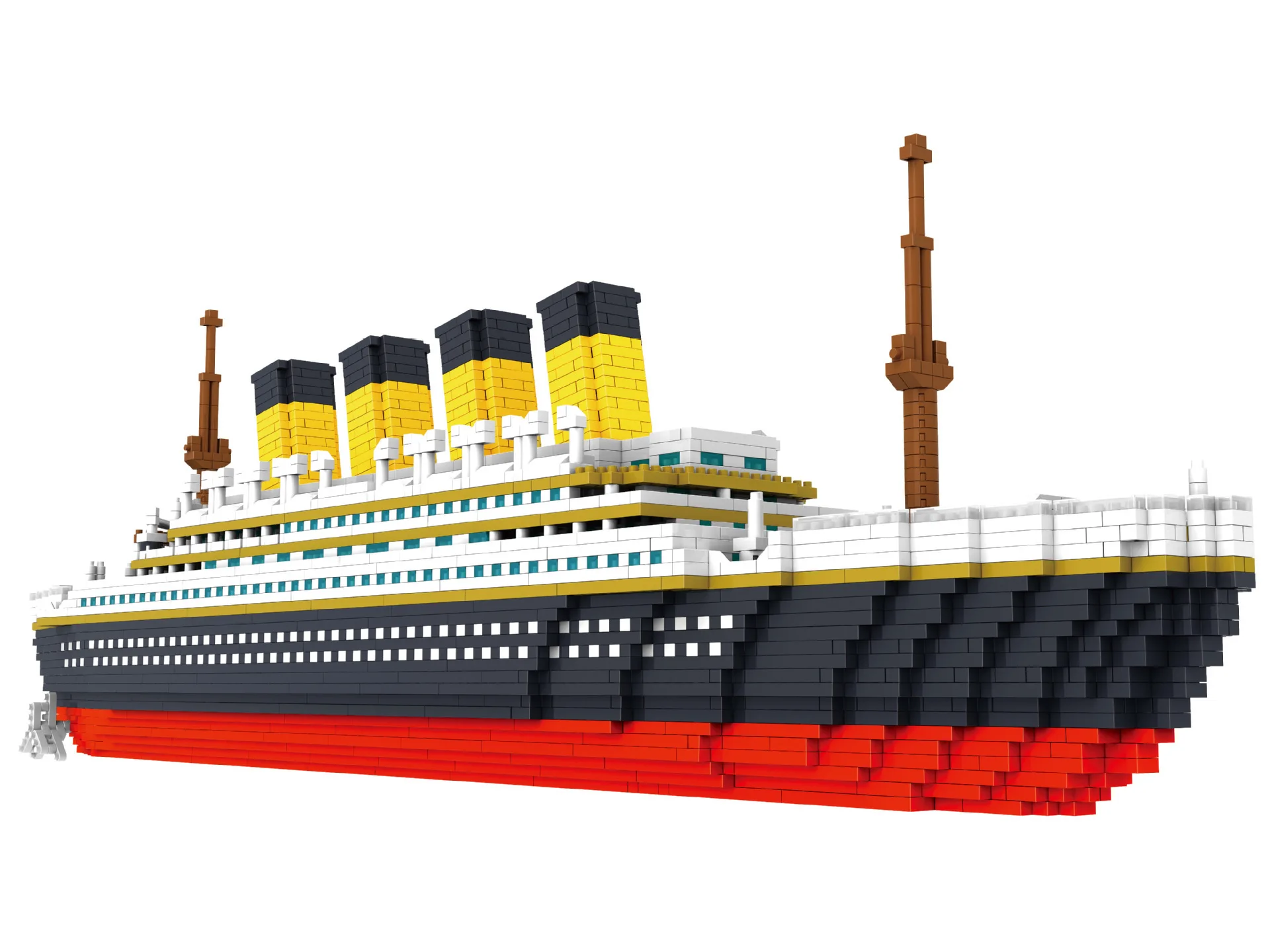 

Spell Star Small Particles of Diamond Building Blocks Educational Assembled Children Creative Toy 9913-Titanic