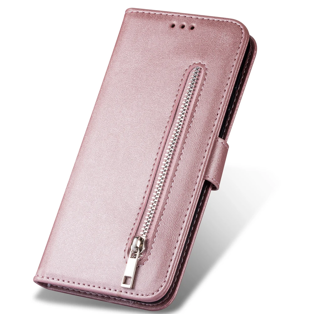 xiaomi leather case color Thích Hợp Cho Xiaomi 9 SE CC9 9E A3 9 Lite Redmi K30 Pro Note9 9 S Note7 Note8 Pro 7S 7 7A 8 8A Ốp Lưng Kéo Khóa Bao Da Điện Thoại xiaomi leather case custom