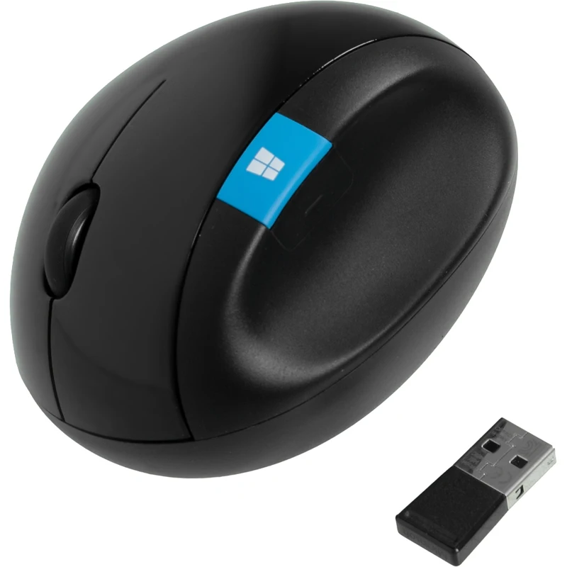 Мышь Microsoft Sculpt ERGO черный оптическая(1000dpi) беспроводная USB(3but