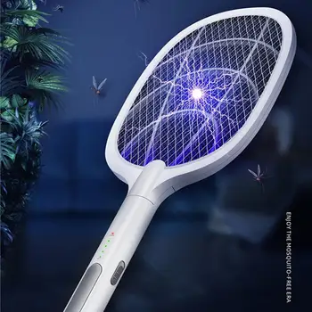 

Electric Hand Held Bug Zapper Insect Fly Swatter Racket Portable Mosquitos Killer Pest Control Bedroom Mata Mosquito Electrico