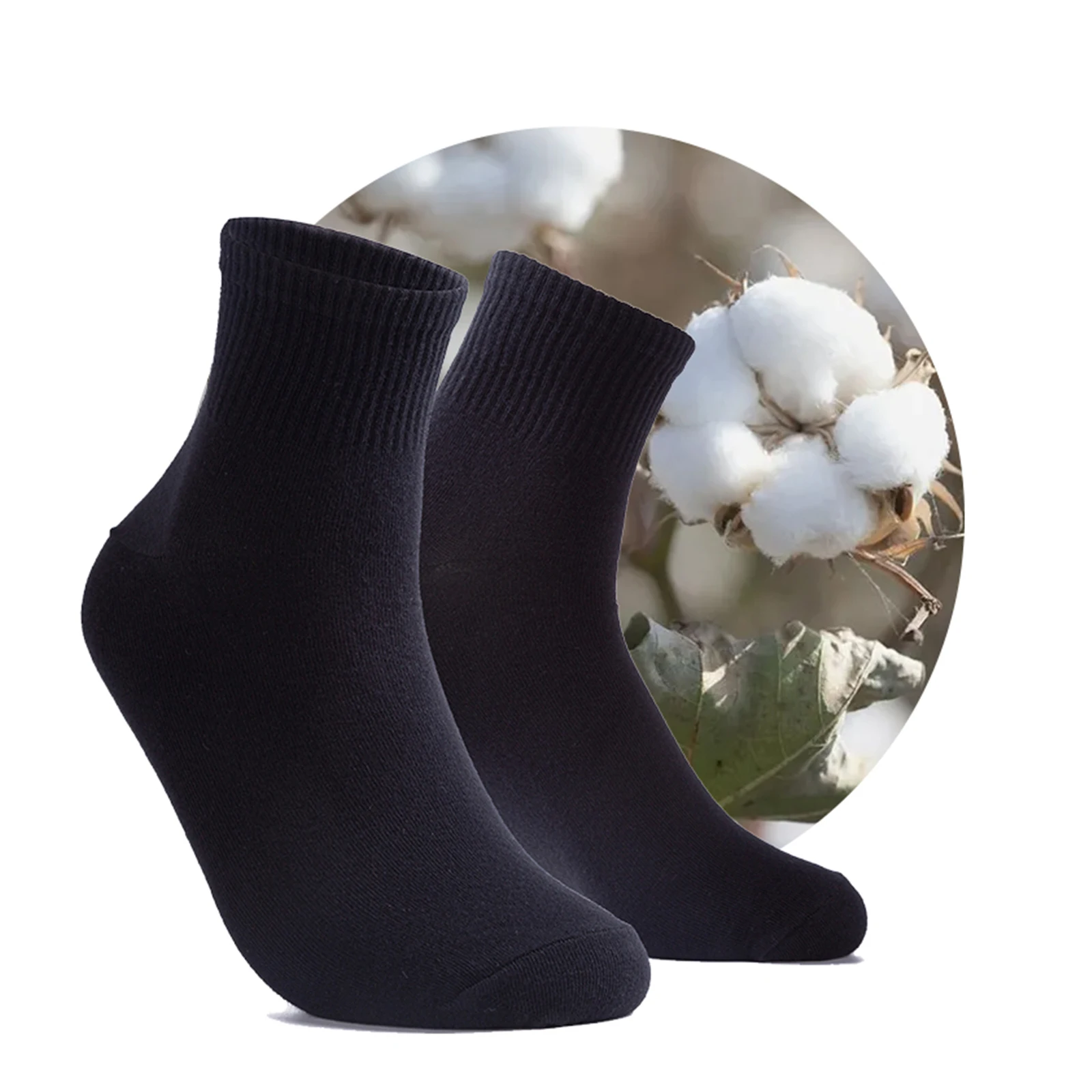 Baasploa Men's Running Lycra Socks Anti-slip Breathable Solid Knitting Cotton Socks Outdoor Fitness Basketball Sports running socks