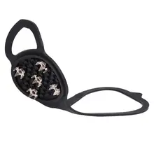 Нескользящая обувь, покрывающая скобы, антискользящий прочный, черный, 5 гвоздей, зимний Снежный ботинок, желтый гвоздь, Открытый Туризм