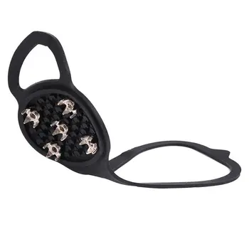 

Non-Slip Shoes Cover Crampons Ice Anti Slip Durable Black 5 Nails Winter Snowy Boots Yellow Nail Outdoor Hiking