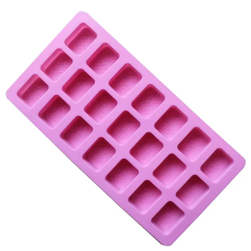 2 шт./компл. китайского Маджонга силиконовая форма для торта с помадкой формы для сахарный шоколадный выпечки R7RC