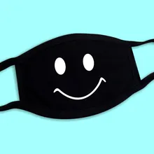 Маска для лица аниме мультфильм рот Муфельная маска для лица покрытие для велоспорта против пыли хлопок лицевая Защитная крышка маски