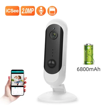 

Techage HD 1080P WiFi Wireless IP Camera Home Security Night Vision Rechargeable AlarmAudio Mini IP Camera