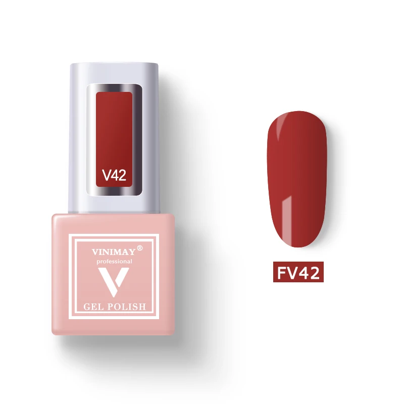 VINIMAY 60 Цветной Гель-лак для ногтей vernis полуперманентный УФ-гель лак-праймер впитывающий Гель-лак для ногтей Полировочный Гель для маникюра - Цвет: FV42