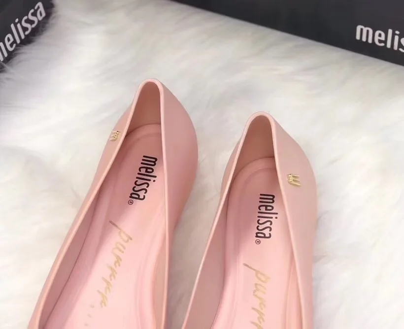 Melissa/женская прозрачная обувь с котом Женские сандалии на плоской подошве Цвет