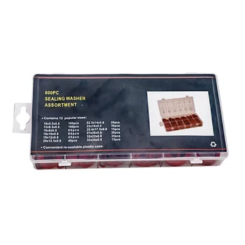 

Red Steel Paper Set Boxed Insulating Fiber Washer Gasket Steel Paper Red Paper Flat Pad With Box