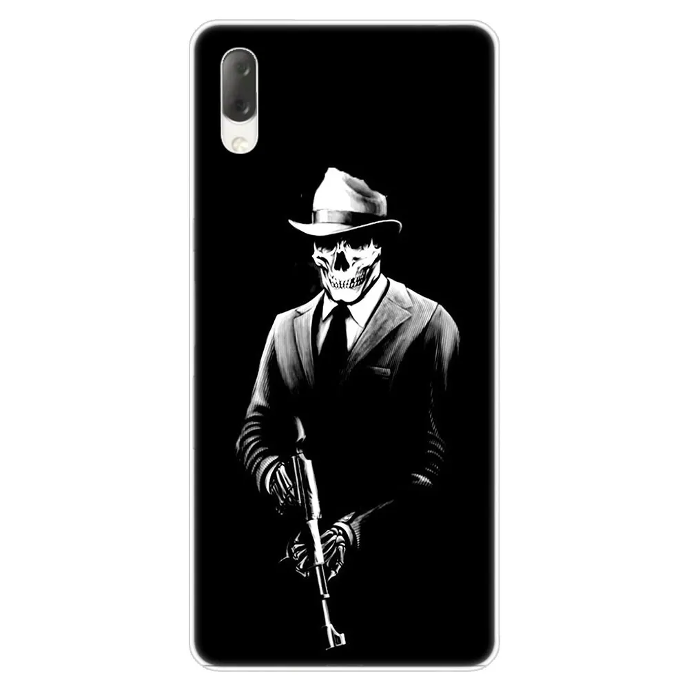 012 Череп Мода жесткий чехол для Sony Xperia L1 L2 L3 X XA XA1 XA2 XA3 ультра 10 плюс E5 XZ XZ1 XZ2 компактный XZ3 XZ5 2 20 крышка - Цвет: 012