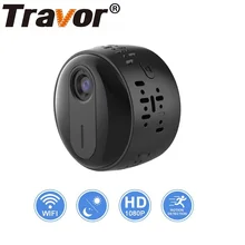 TRAVOR 1080P HD Mini Camera WIFI Cameras Real-time Motion Detection Alarm Action Camera Security Camera Video Recorder Cam tanie tanio CN (pochodzenie) 1080 p (full hd) Brak Karta SD CMOS With night vision function Can connect to Wifi