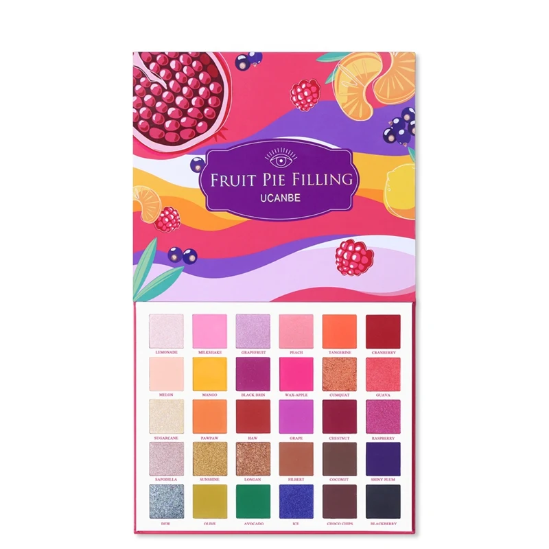 30 Colors Glitter Matte Powder Eye Shadow Long Lasting Waterproof Non Blooming Eyeshadow Palette Makeup