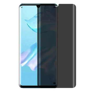 

9D Full Coverage Privacy Screen Protector Tempered Glass For HuaWei P30 Pro Anti-Spy Fingerprint unlock Protective Film Glass