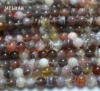 Meihan Free shipping Natural 6mm & 8mm & 10mm & 12mm Round Botswana Loose Beads for jewelry making design or DIY ► Photo 2/4