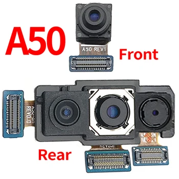 

For Samsung Galaxy A50 A505 A505F SM-A505F Back Rear Big Main Camera Module Flex Cable Small Front Camera Flex