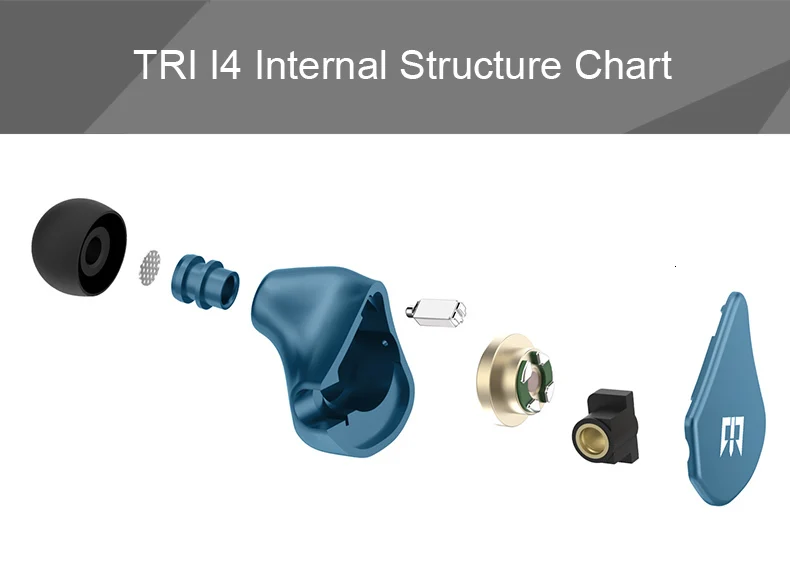 AK TRI I4 1DD+ 1BA Ноулз Hybird наушники в ухо IEM HIFI DJ монитор бег спортивные наушники вкладыши ушные наушники гарнитура наушники