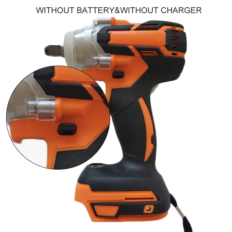 

88V 380nm Brushless Wireless Impact Electric Wrench Li-Ion Battery(Excluding) Electric Wrench With LED Work Light