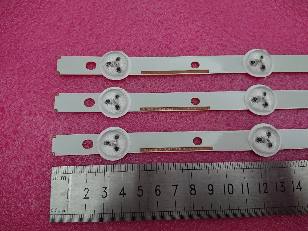 

New!! 30 PCS 7LEDs 610mm LED backlight strip for E320-B0 SV0320AG6 REV3_7LED_130701