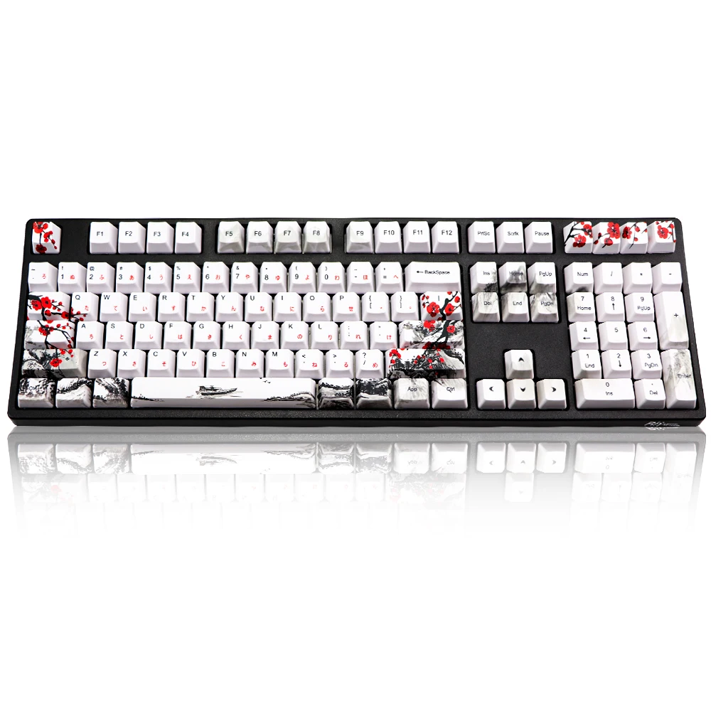 de ameixa oem perfil keycaps para 61