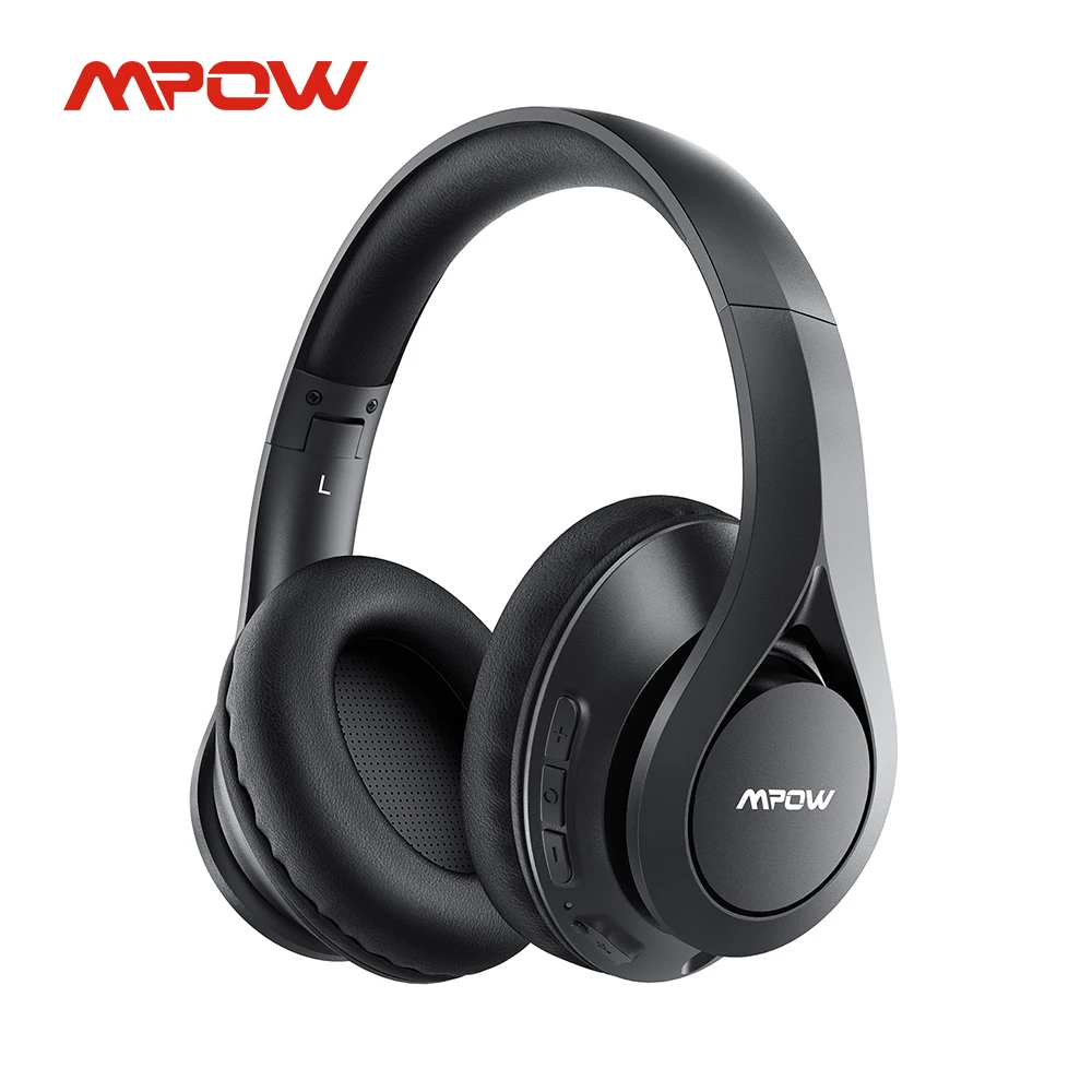 Mpow 059 Pro/Lite 60h Playtime Bluetooth 5.0 Wireless Headphones Hi-Fi Stereo Sound CVC 6.0 Noise Reduction for Cell Phone PC