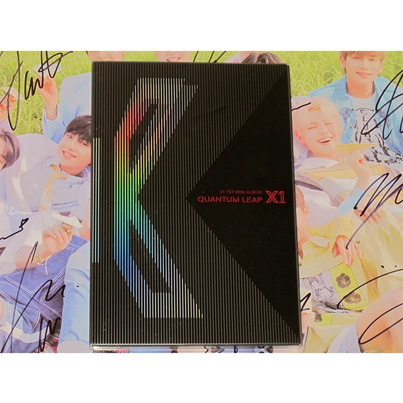 Ручная подписка X1 XONE Autographed MINI 1st альбом QUANTUM LEAP+ подписанный фото K-pop 102019