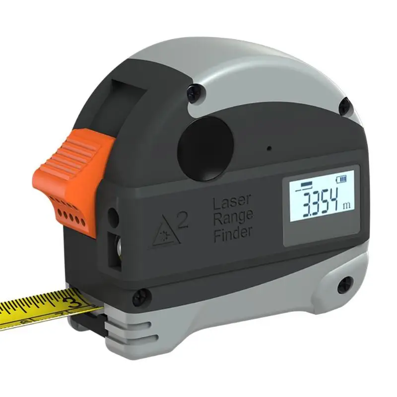 

USB Digital Tape Measuring Tools Excellent ABS Case Stainless Steel Strip Laser Ruler High Precision Laser Measure Tape