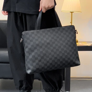 

Tidog Business Casual Shoulder Bag Cross-Section Computer Briefcase