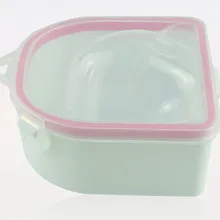 Стиль маникюра для маникюра двухслойная Толстая чашка для маникюра Уход за ногтями чашка для маникюра дезинфекция ногтей бант